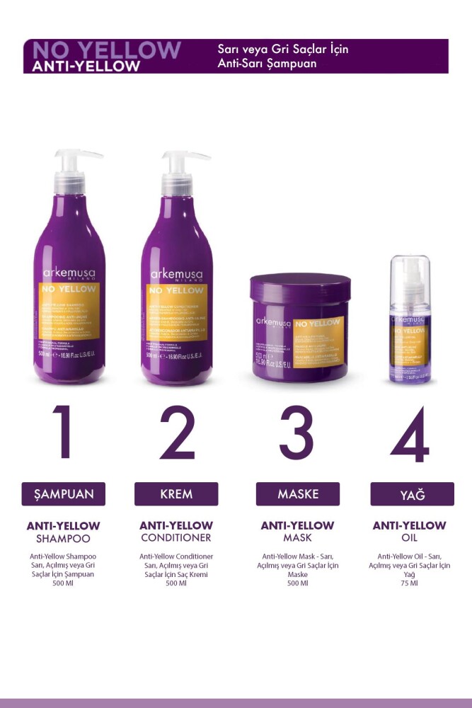 Anti-Yellow Shampoo 500ml - 2