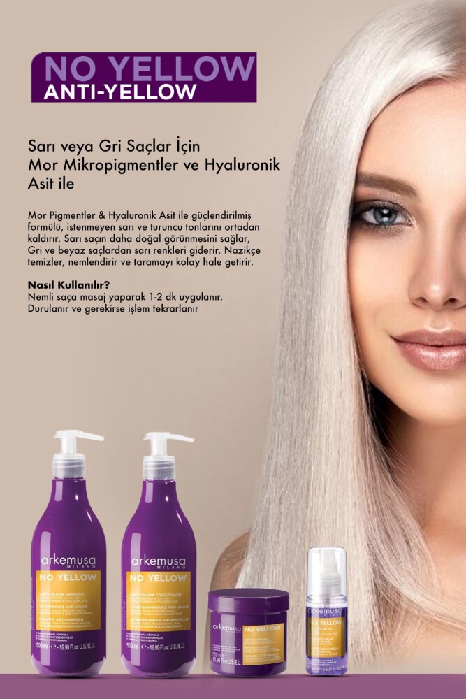 Anti-Yellow Shampoo 500ml - 3